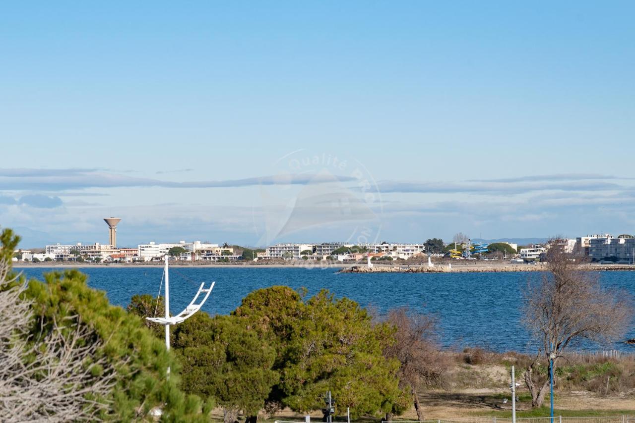 As9557 - Studio Vue Sur La Mer Avec Parking Prive Proche Centre Ville Le Grau-du-Roi Bagian luar foto